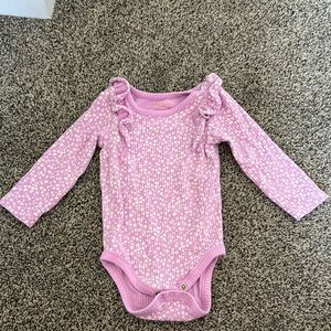 Cat & Jack Pink Long Sleeve Bodysuit